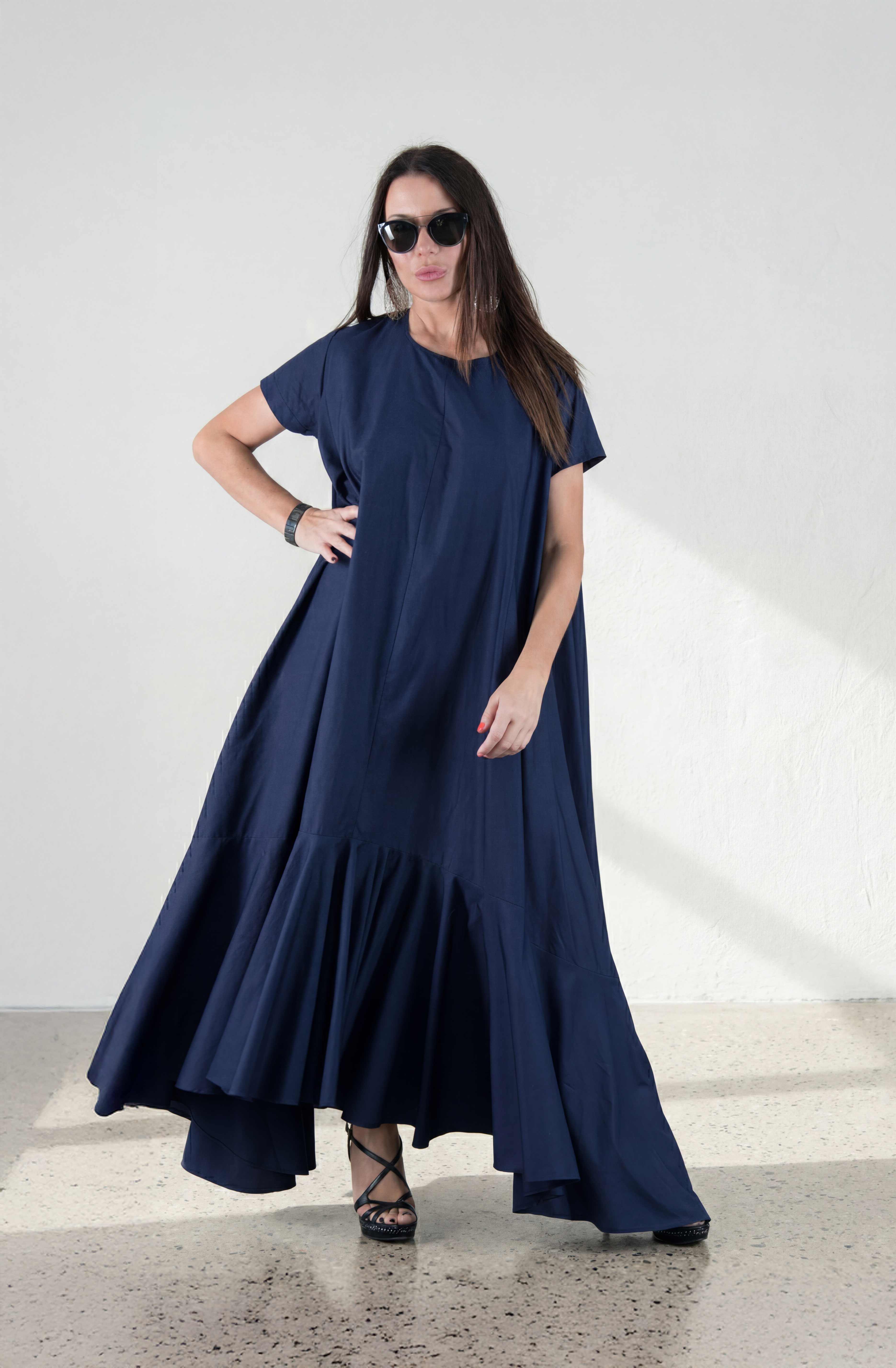 Wide cotton dress - Diva