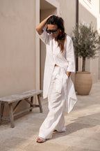 linen pants white for summer