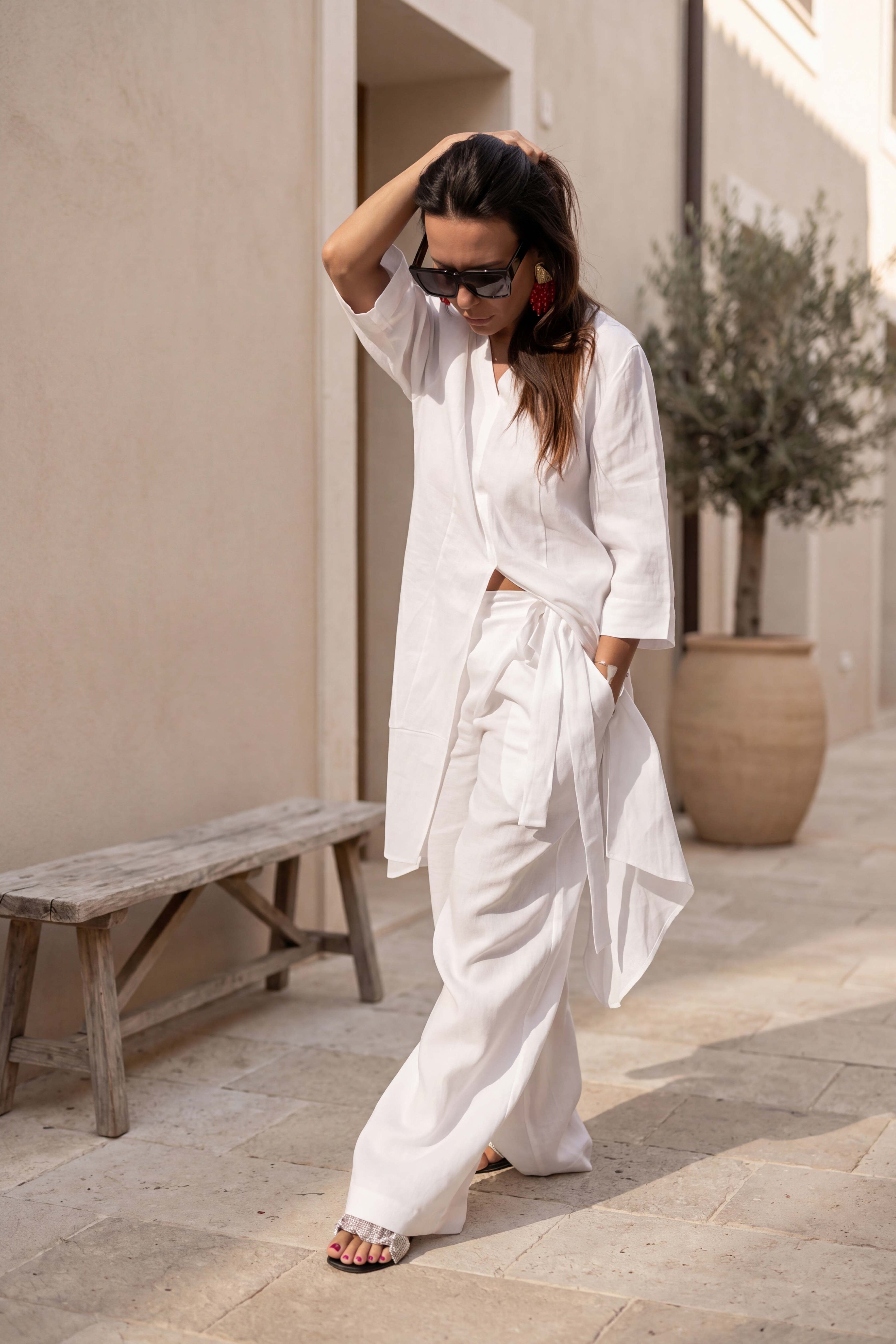 linen pants white for summer