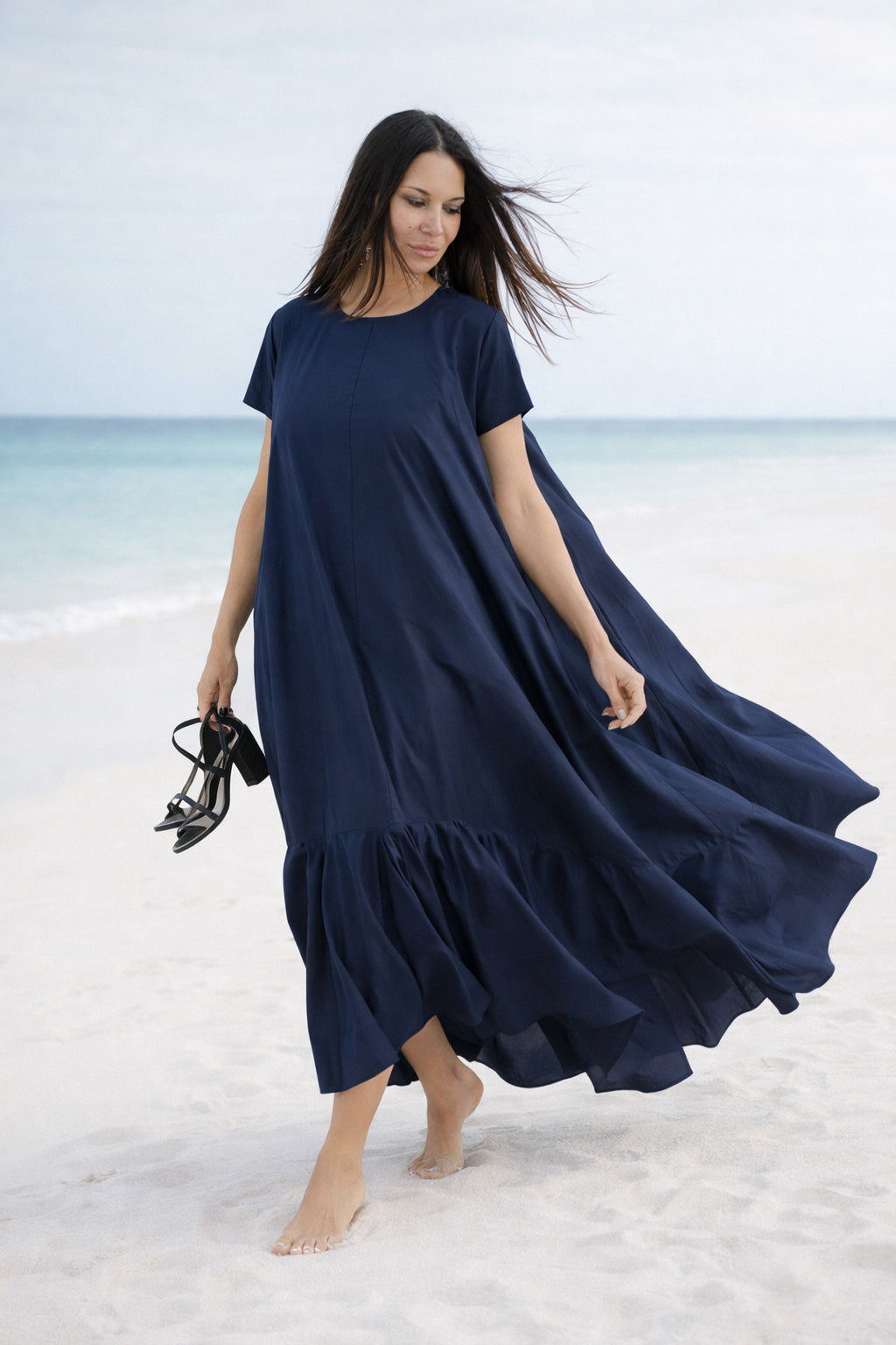 Wide cotton dress - Diva