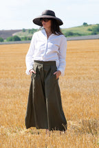 ленена дълга пола